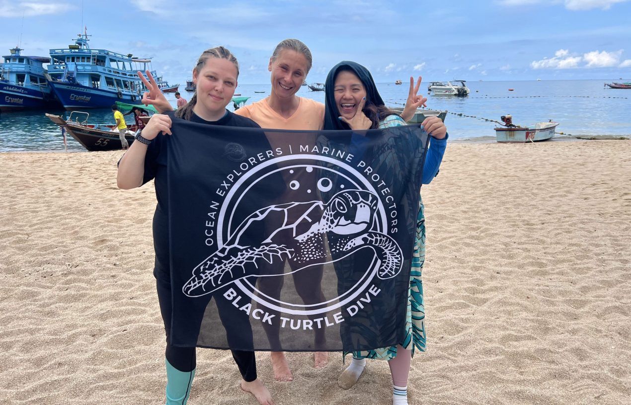 來泰國龜島潛水 | Diving in Koh Tao 考取 PADI AOW 進階開放水域潛水員，推薦 Black Turtle Dive！