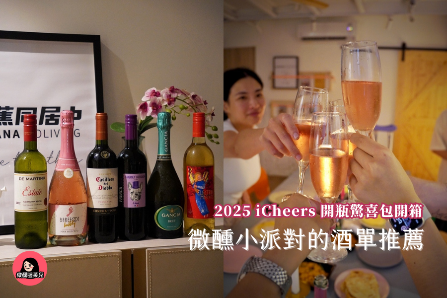 搬家後喝什麼？iCheers 開瓶驚喜包實測開箱｜2025 Co-Living 微醺選酒推薦 - 微醺嗑萊兒 Tipsy Claire